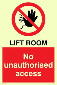 PA1442: Lift room. No unauthorised access