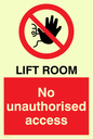 PA1442: Lift room. No unauthorised access