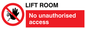 PA1442: Lift room. No unauthorised access
