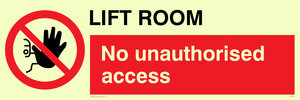 PA1442: Lift room. No unauthorised access