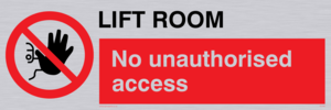 PA1442: Lift room. No unauthorised access