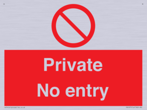 PA1477: Private No Entry