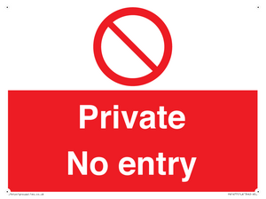 PA1477: Private No Entry