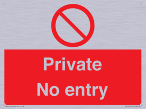 PA1477: Private No Entry