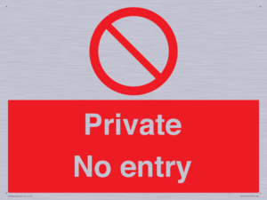 PA1477: Private No Entry