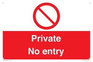 PA1477: Private No Entry