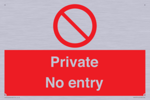 PA1477: Private No Entry