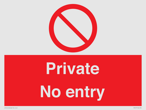 PA1477: Private No Entry