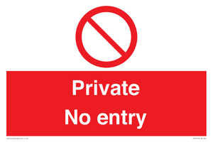 PA1477: Private No Entry