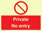 PA1477: Private No Entry