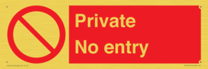 PA1477: Private No Entry