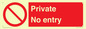PA1477: Private No Entry