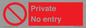 PA1477: Private No Entry