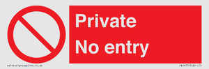 PA1477: Private No Entry