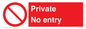 PA1477: Private No Entry