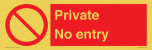 PA1477: Private No Entry