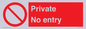 PA1477: Private No Entry