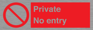 PA1477: Private No Entry
