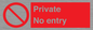 PA1477: Private No Entry