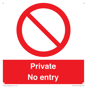 PA1477: Private No Entry