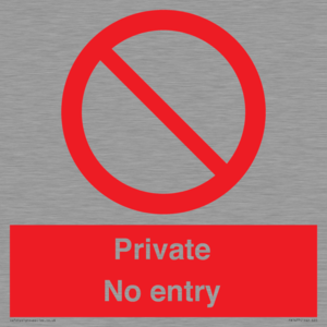 PA1477: Private No Entry