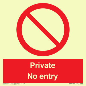 PA1477: Private No Entry