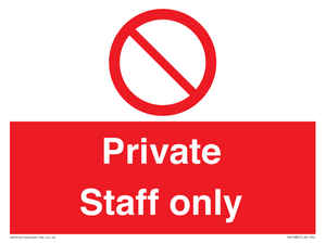 PA1489: Private Staff Only