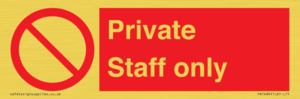 PA1489: Private Staff Only