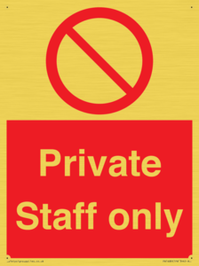 PA1489: Private Staff Only