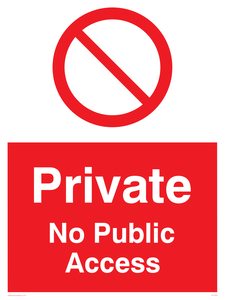 PA1490: Private No Public Access