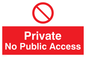 PA1490: Private No Public Access