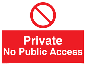 PA1490: Private No Public Access