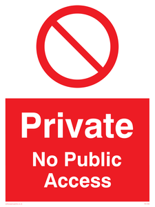 PA1490: Private No Public Access