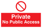 PA1490: Private No Public Access