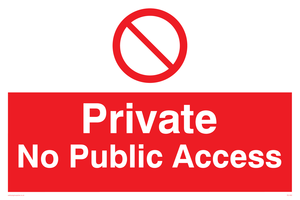 PA1490: Private No Public Access