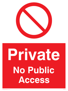 PA1490: Private No Public Access