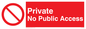 PA1490: Private No Public Access