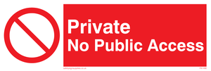 PA1490: Private No Public Access