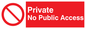 PA1490: Private No Public Access