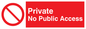 PA1490: Private No Public Access