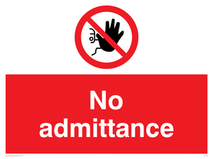 PA25: No Admittance