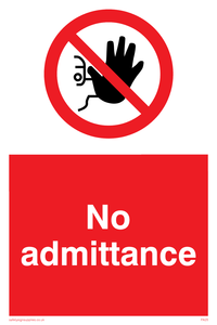PA25: No Admittance