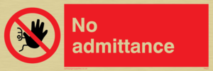 PA25: No Admittance