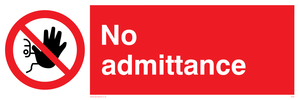 PA25: No Admittance