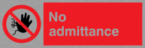 PA25: No Admittance