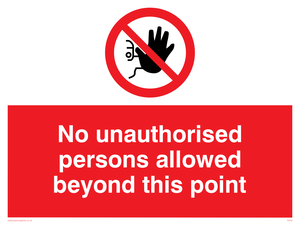 PA30: no unauthorised beyond point