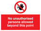 PA30: no unauthorised beyond point
