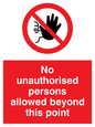 PA30: no unauthorised beyond point