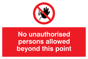 PA30: no unauthorised beyond point