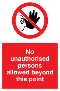 PA30: no unauthorised beyond point